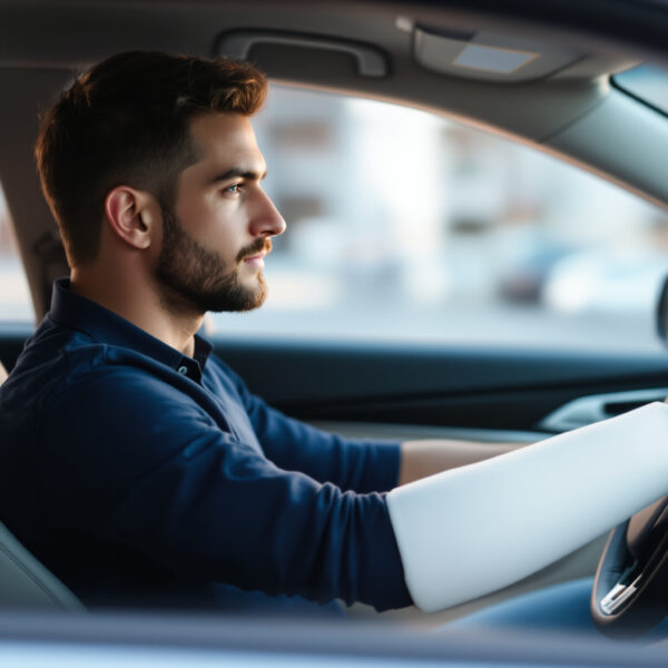 Conduire avec un plâtre ou une attelle : Que dit le code de la route ?