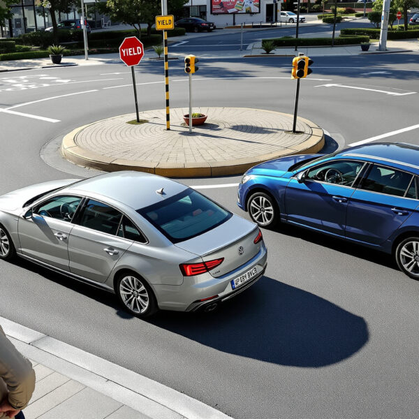 Refus de priorité et constat amiable : Qui est en tort dans les ronds-points ?