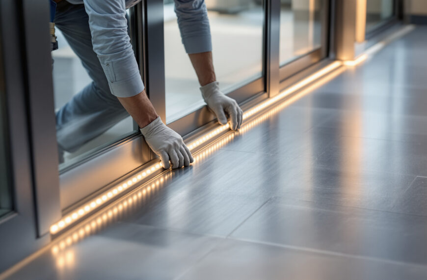 découvrez nos seuils de porte lumineux ou en inox, alliant installation facile et protection optimale pour garantir sécurité et esthétique à votre entrée.