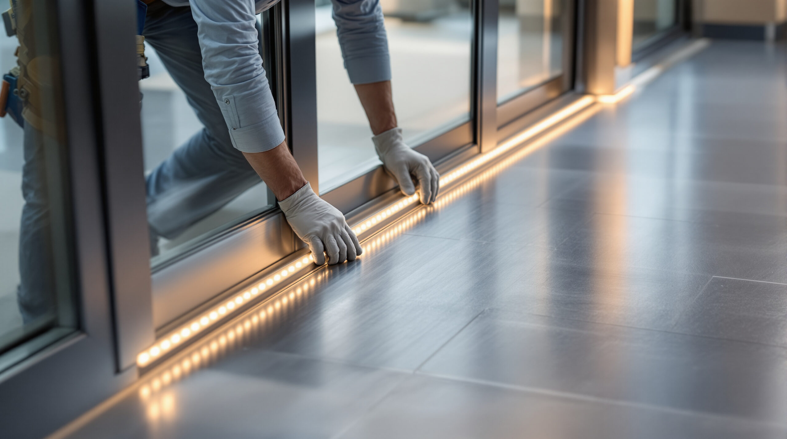 découvrez nos seuils de porte lumineux ou en inox, alliant installation facile et protection optimale pour garantir sécurité et esthétique à votre entrée.