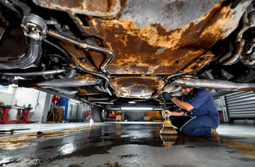 découvrez comment traiter efficacement la rouille sur le bas de caisse et le berceau moteur avant le contrôle technique pour assurer la sécurité et la conformité de votre véhicule.