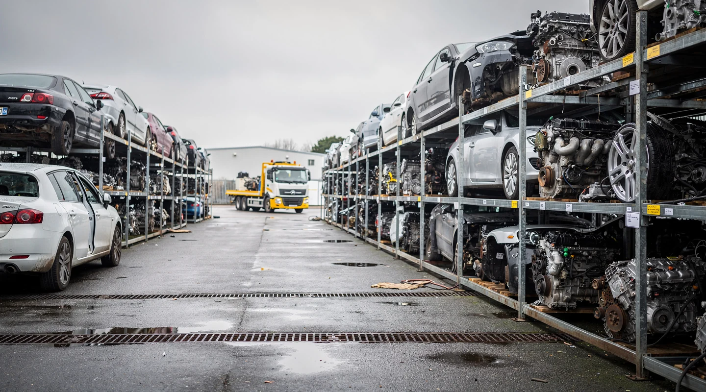 Casse auto à Argenteuil avec véhicules destinés au recyclage et pièces détachées d’occasion