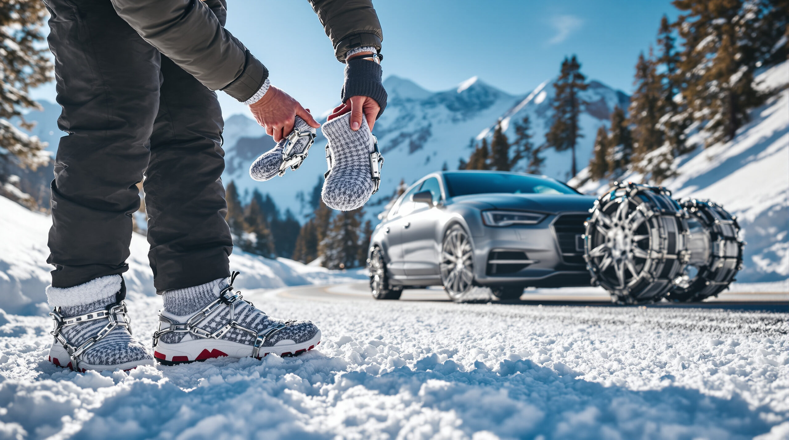 découvrez les avantages des chaussettes à neige et des chaînes pour affronter les routes de montagne en toute sécurité. quel équipement choisir selon vos besoins et conditions ?