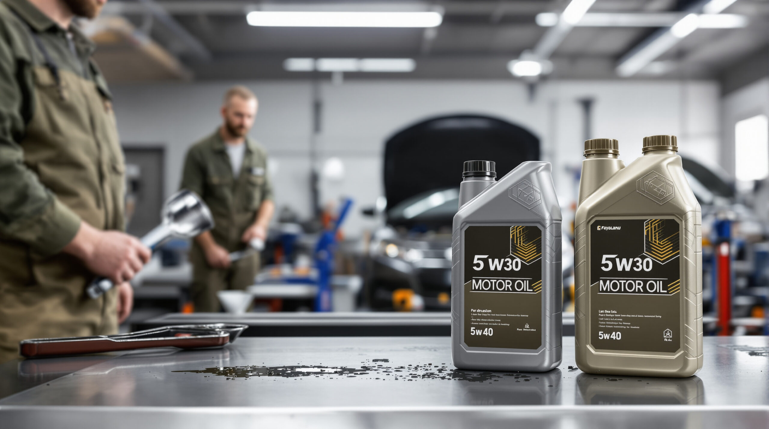 découvrez comment choisir entre l'huile moteur 5w30 et 5w40 pour votre vidange afin d'assurer une protection optimale et une performance adaptée à votre véhicule.